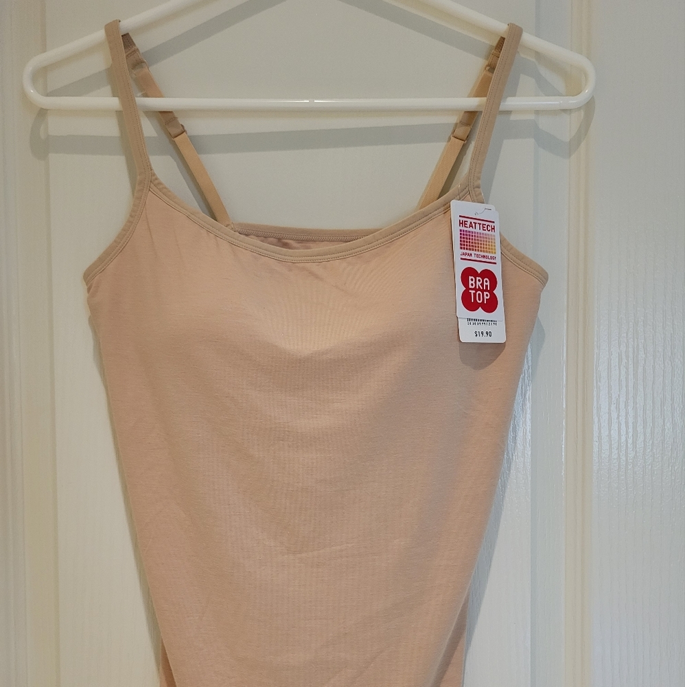 Brand new uniqlo women Heattech bra camisole